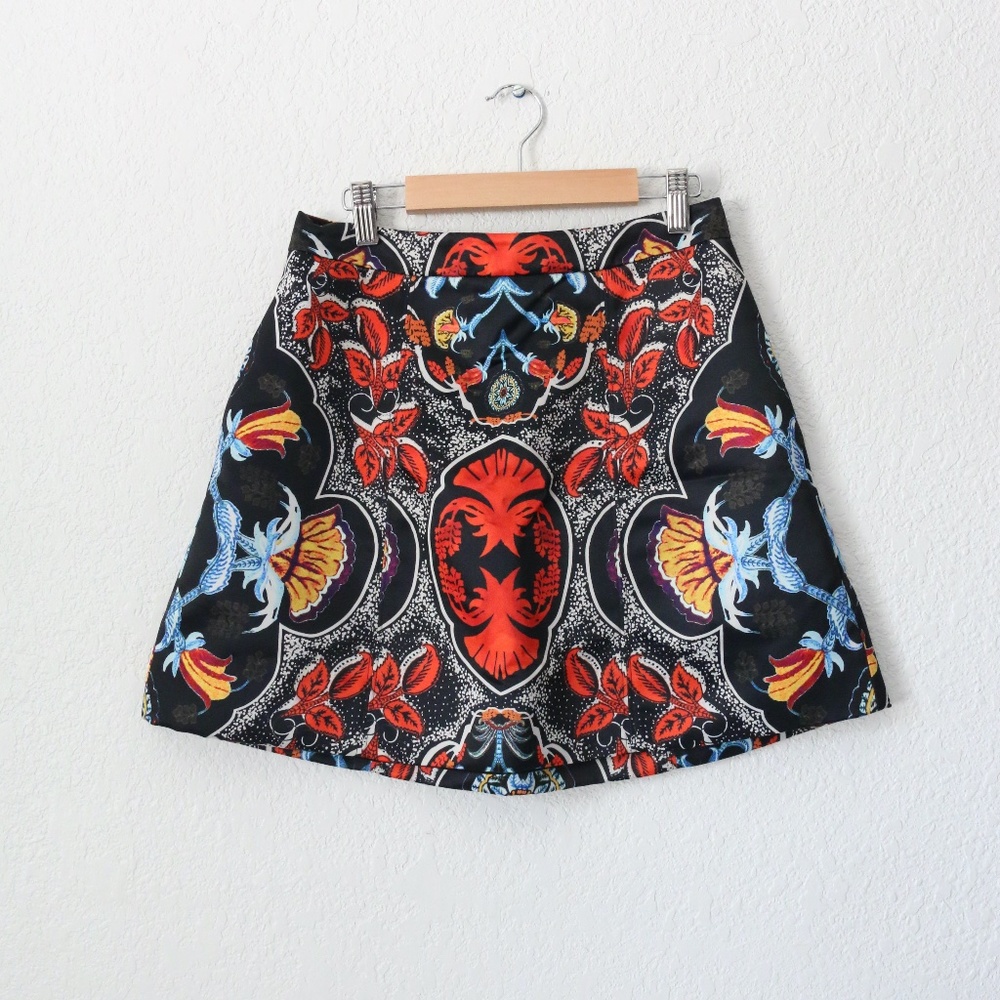 NWT Alice and Olivia Floral Skirt SZ:4
